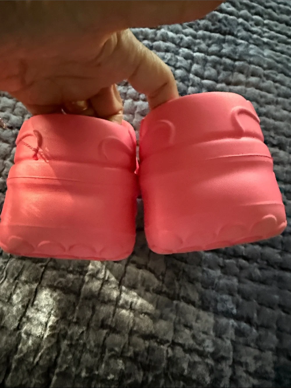 adidas Coral-Red Slip-On MulesAdidas Miles - Picture 3 of 4